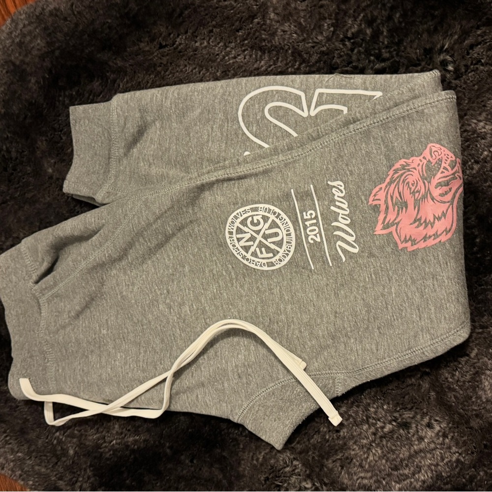 Gray dark sport sweats